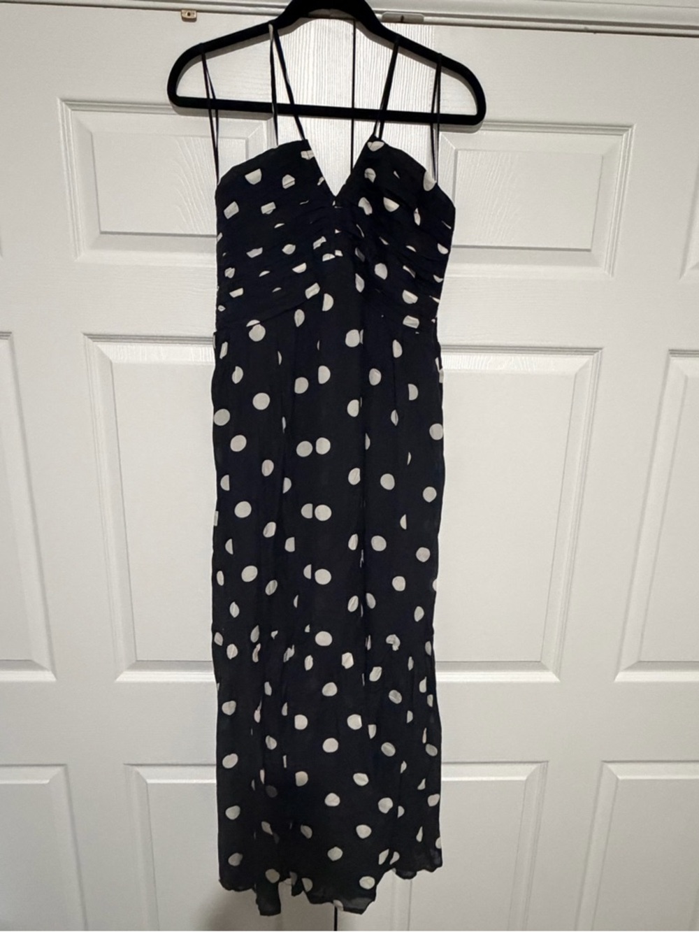 GAP Polka Dot Halter Maxi Dress